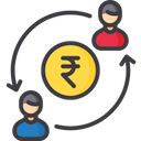 Transactions Payment Transactions Rupee Transactions Icon