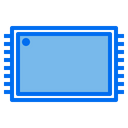 Semiconductor Transistor Chip Icon