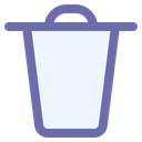 Trash Recycling Bin Icon