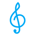 Clef Key Music Icon
