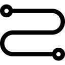 Trip Route Travel Icon