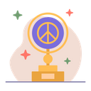 Trophy Peace Stop The War Icon
