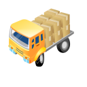 Truck Courier Luggage Icon