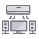 Tv Ac Appliances Icon