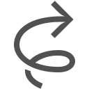 Twister Arrow Swirl Icon