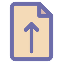 Upload File Document Icon