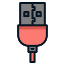 Usb Cable Interface Icon