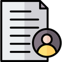 User File User Document Resume Icon