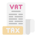 Vat Tax Receipt Vat Icon