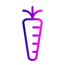 Vegetable Carrot Healthy Icon