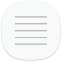 Vertical Text List Icon