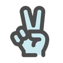 Victory Sign Peace Peace Finger Icon