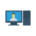 Video Chat Login Computer Icon