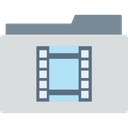 Multimedia File Movie File Video Folder Icon