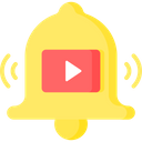 Video Notification Online Video Notification Bell Icon