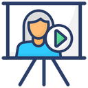 Video Presentation Video Series Multimedia Icon