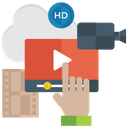 Video Production Digital Marketing Video Recording Icon