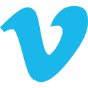 Vimeo Blue Brand Icon