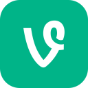 Vine Flat Logo Icon