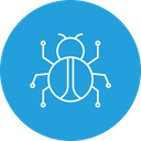 Virus Bug Connection Icon