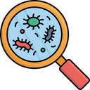 Virus Scanning Germs Research Microbial Icon