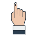 Vote Sign Finger Icon