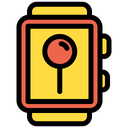 Watch Smartwatch Location Pin Icon