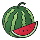 Watermelon Tropical Fruit Icon