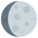 Waxing Gibbous Moon Icon