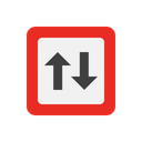 Arrow Traffic Navigation Icon