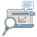 Web Analysis Statics Icon