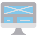 Web Layout Window Layout Template Icon