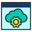 Web Storage Optimization Icon