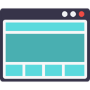 Webpage Window Grid Icon