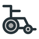 Wheelchair Care Medical Icon