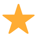 White Medium Star Icon