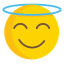 Smiling Face With Halo Icon
