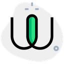 Wire Technology Logo Social Media Logo Icon