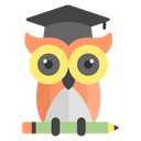 Wisdom Owl Education Icon