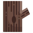 Flat Lumber Timber Icon