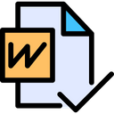 Word Page Document Page Icon