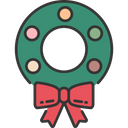 Wreath December Gift Icon