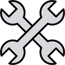 Wrench Double Side Wrench Construction Tool Icon