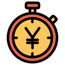 Stopwatch Timer Yen Icon