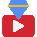 Youtube Diamond View Premium Video Views Icon