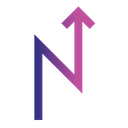 Zigzag Straight Location Icon