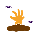 Scary Hand Icon