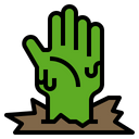 Zombie Hand Horror Scary Icon