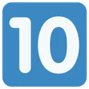10 Ten Digital Icon