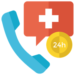 24 Hour Helpline Icon
